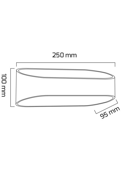 10W LED Duvar Aplik Alüminyum Kasa 3000K Goya fiyatları