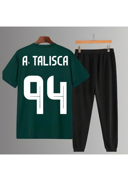 Talisca Futbol Sırt Forma Baskılı Unisex Kısa Kollu Tişört T-Shirt Eşofman Takımı