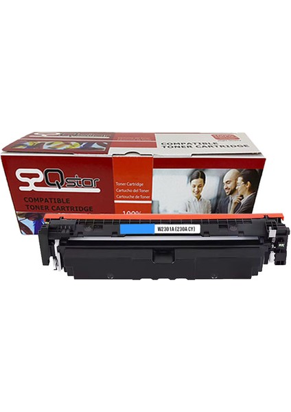 Hp 230A W2301A Muadil Toner Mavi Çipli Toner 1800 Sayfa 4203 MFP4303