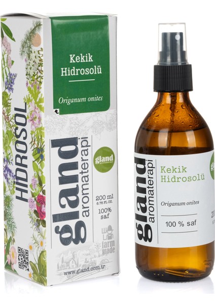 Kekik(Origanum Onites) Hidrosolü 200ML