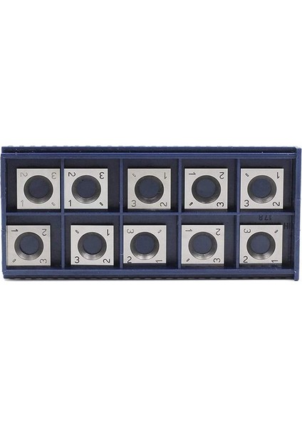 Bradoo-10 Adet 14MM Kare Düz Karbür Kesici Uç ile 10 Adet M610MM Vidalar Ahşap Çalışma Spiral/helisel Planya Kesici Kafa (Yurt Dışından) modelleri