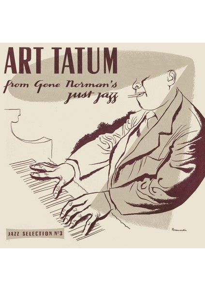 Art Tatum From Gene Norman's Just Jazz (Red - Brown Vinyl) - Plak