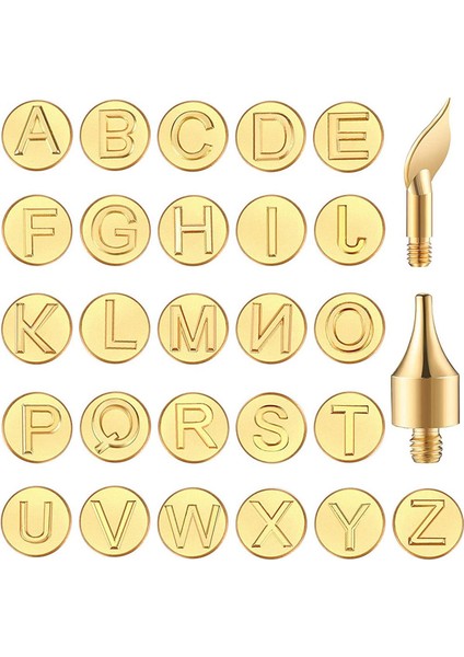 28 Parça Ahşap Yakma Ucu Harfler Ahşap Yakma Araçları Kişiselleştirilmiş Setler, Oyma El Sanatları Için Ahşap Yakma Dıy (Yurt Dışından)