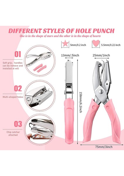 Tek Delik Delme-2 x Delgeç-Pembe (Yurt Dışından)