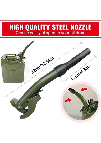 5/10/20 L Bidonlar Için Contalı Esnek Metal Çıkış Ucu (Yurt Dışından) fiyatları