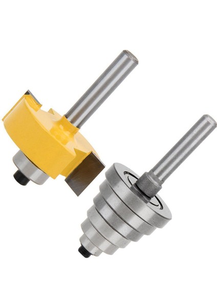 Çoklu Derinlikler Için 6 Rulmanlı 1/4 Inç Şaftlı Freze Ucu (Yurt Dışından) modelleri