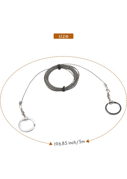 304 Paslanmaz Çelik Tel Testere Ağaç Işleme Süper Ince El Testere Teli 5m (Yurt Dışından) fırsatları