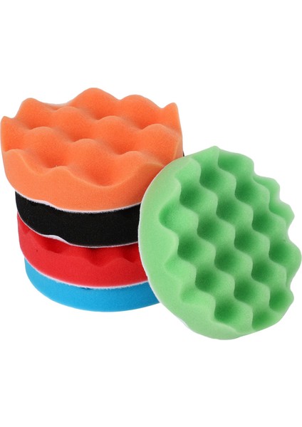 Xhhdqes 8 Adet/takım Araba Sünger Parlatma Pedi Seti 5 Inç Parlatma Ağda Pedi Tekne Araba Parlatıcı Tampon Matkap Tekerlek Parlatıcı Araçları (Yurt Dışından) modelleri