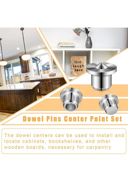 32 Parça Dübel Pimi Merkez Nokta Seti Masif Dübel Seti (6/8/ 10/12 Mm) (Yurt Dışından)