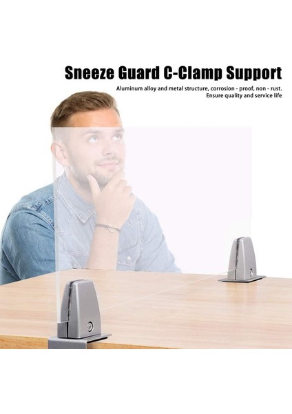 1/8 Inç Ila 1 Inç Akrilik Paneller Için 1 Adet Hapşırık Koruma Braketi Kelepçesi (Yurt Dışından) modelleri