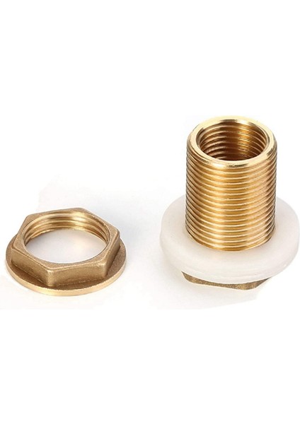 Xhhdqes Prinç Bölme Bağlantısı, 3 Takım 1/2ın Dişi 3/4ın Erkek Prinç Su Deposu Konektörü Dişli Silikon Halkalar ile (Yurt Dışından) fırsatları