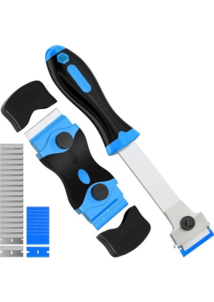 Bradoo-2 Pcs Tıraş Bıçağı Kazıyıcı Cam Kazıyıcı Ocak Plastik Bıçak Kazıyıcı Etiket Çıkarma Aracı, Kayıt Etiket Mavi (Yurt Dışından) fiyatları