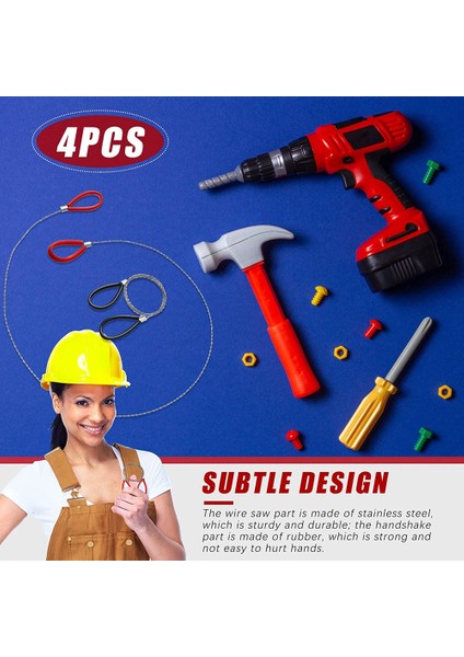 4 Adet Paslanmaz Çelik Kablo Testere El Cep Dize Halat Testere Pvc Boru Kesme Aleti Ahşap (Yurt Dışından) modelleri