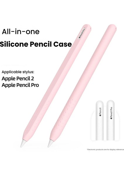 Apple Pencil (2. Nesil) Entegre Kalem Kılıfı Silikon Koruyucu Kılıf-Pembe (Yurt Dışından) fiyatları