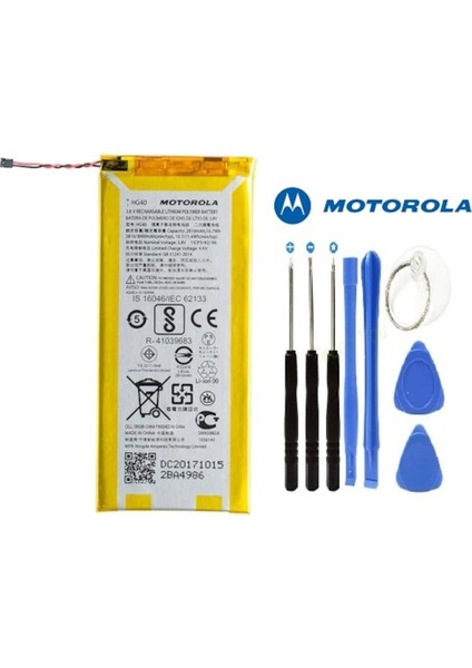 Motorola Moto G5 Pil Batarya ve Tamir Seti Senalstore