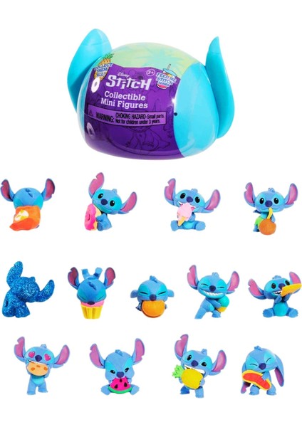 Disney Stitch Mini Kapsül Figür Sürpriz Paket