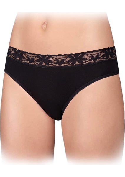 Kadın Süprem Likralı Dantelli Slip Külot BERRAK-2080