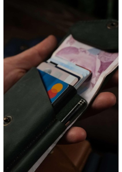 Peru - Dikey Mekanizmalı Kalem Kart ve Para Koyma Bölmeli Cüzdan ve Kartlık fiyatları
