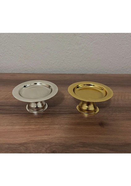 6'lı Gold Kahve Yanı Lokumluk, Makaronluk, Şekerlik,sunum,kahve,ikramlık