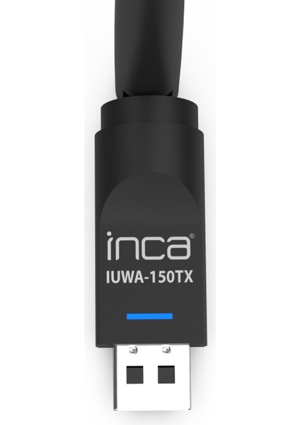 Inca Anten Wireless Adaptör 1km Menzilli IUWA-150TX 150 Mbps 11N Harici 5dbi