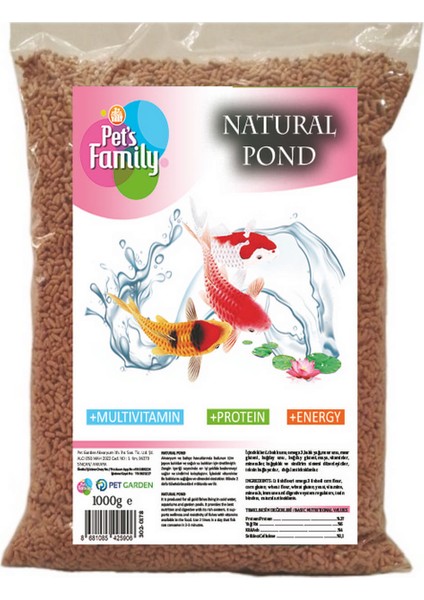Natural Pond 1kg Glstd