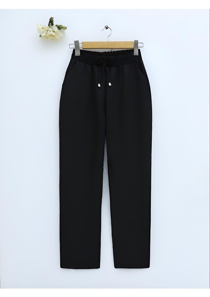 Beli Lastikli Tesettür Pantolon