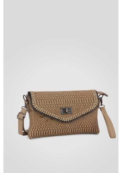 Salvador Yılan Deri El Askılı Kadın Omuz Çantası BP-4859O