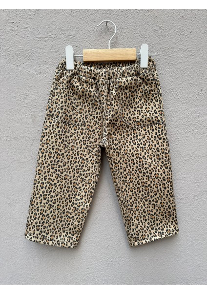 Çocuk Leopar Pantolon