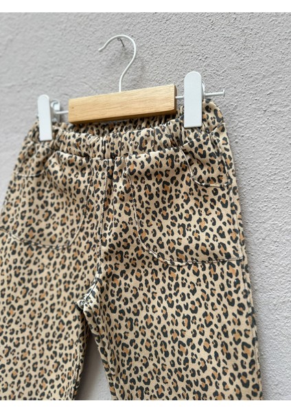 Çocuk Leopar Pantolon