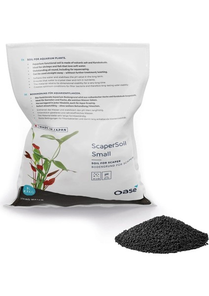 Scaper Soil Black Small Bitki Toprağı 9lt 8.1kg