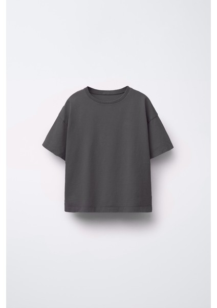 Unisex Basic 4'lü T-Shirt (Beyaz-Küf Yeşili-Bej-Füme) fırsatları
