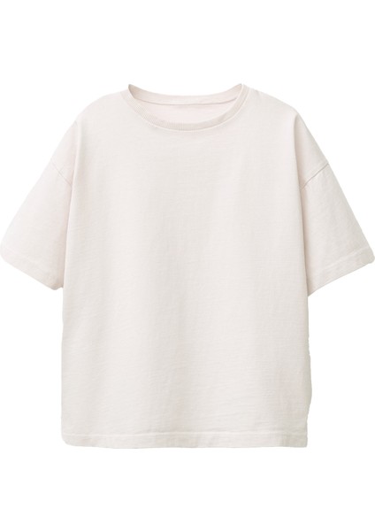 Kız Çocuk T-Shirt 4'lü Set %100 Pamuk Kısa Kol Günlük Tarz 4 Renk Seçeneği fırsatları