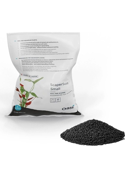 Scaper Soil Black Small Bitki Toprağı 3lt 2.7kg