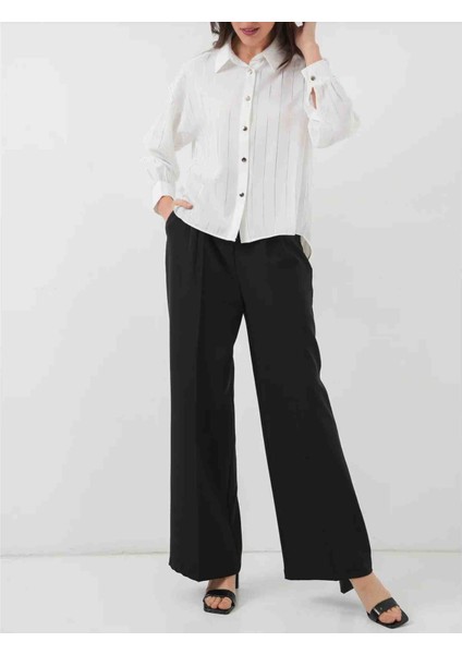 Gümüş Çizgili Gömlek