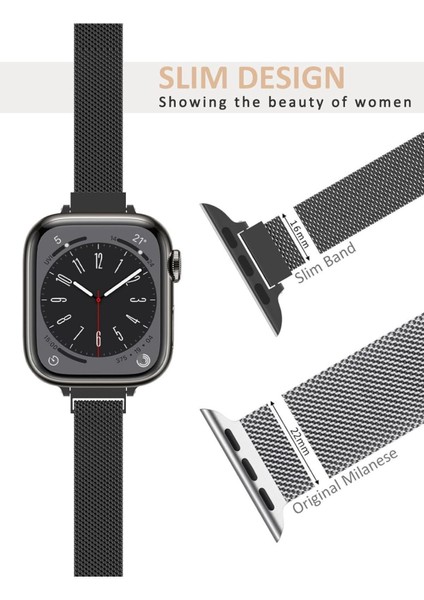 Watch Seri 5/6/7/8/9/se 38/40/41mm Seri 10 42 / Seri 11 42mm Uyumlu Hasır Metal Kordon fiyatları