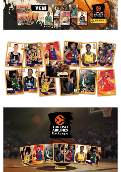 Turkish Airlines Euroleague Çıkartma Albümü + 72 Paket (360 Adet) Sticker fiyatları