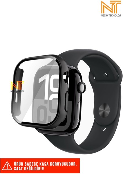 Apple Watch Serisi 10 46MM Uyumlu Sert Pc Kasa ve Ekran Koruyucu