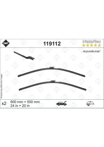 Sılecek Supurgesı Volvo S60 Iıı 20 V40 Iı 20 600 500 mm Isıtma Özellikli 31693567