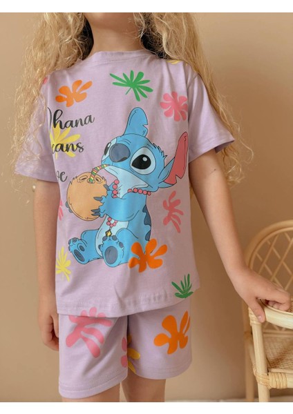 Yigit Butik Baskılı Şortlu Kız Çocuk Takım fiyatları