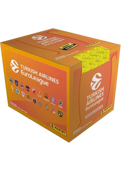 2024-25 Turkish Airlines Euroleague Official Sticker Collection - Promo Pack modelleri