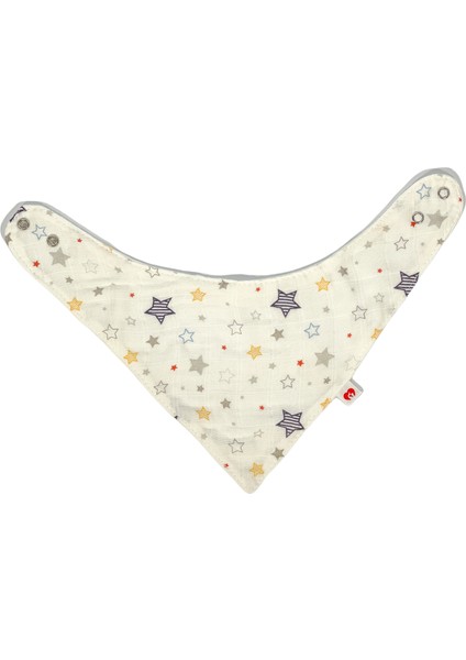 2 Katlı Müslin Önlük %100 Pamuk - Stars