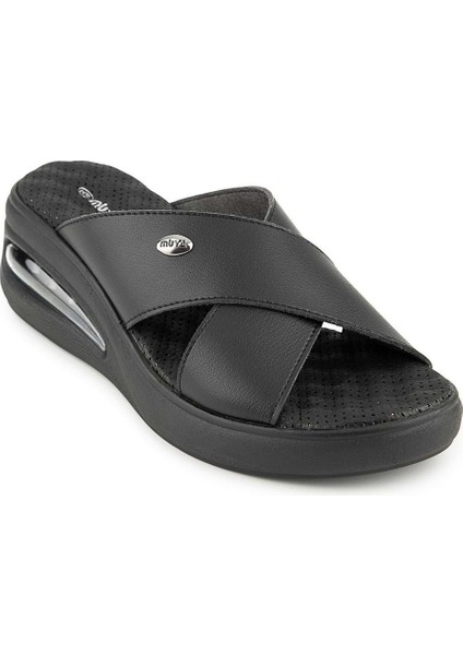 Nap Anatomik Air Max Tabanlı Kadın Terlik Siyah fiyatları