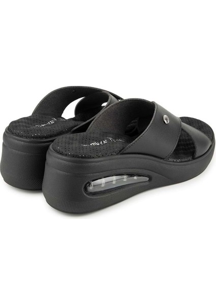 Nap Anatomik Air Max Tabanlı Kadın Terlik Siyah fırsatları