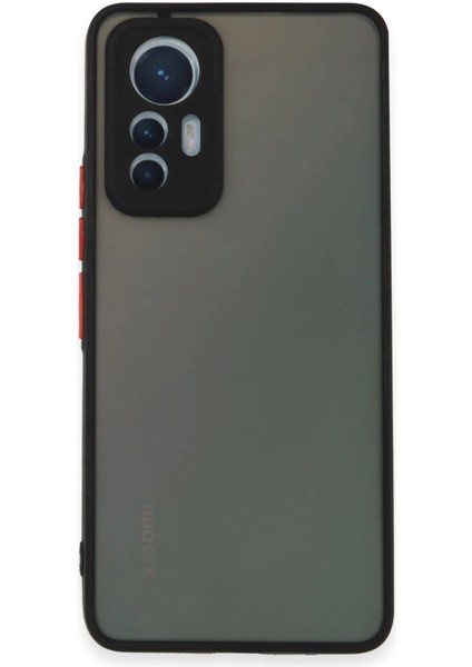 Xiaomi Mi 12 Lite Kılıf Montreal Silikon Kapak - Siyah Yktsn