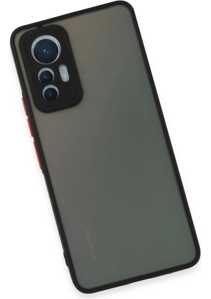 Xiaomi Mi 12 Lite Kılıf Montreal Silikon Kapak - Siyah Yktsn