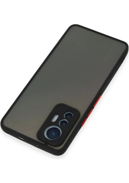 Xiaomi Mi 12 Lite Kılıf Montreal Silikon Kapak - Siyah Yktsn