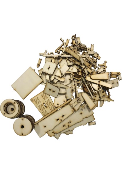 179 Parça Lotus Seven Ahşap Maket - Spor Araba Ahşap Maketi - 3D Klasik Araba Puzzle