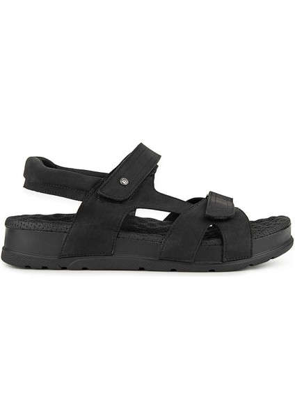 Sagrado Anatomik Taban Erkek Sandalet Siyah