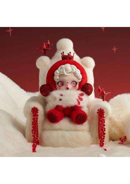 Skullpanda Winter Symphony Serisi Pelüş Figürler, Tam Set, Aksiyon & Koleksiyon Figürleri
