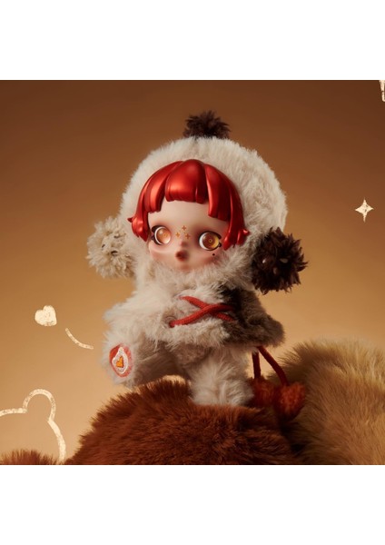 Skullpanda Winter Symphony Serisi Pelüş Figürler, Tam Set, Aksiyon & Koleksiyon Figürleri
